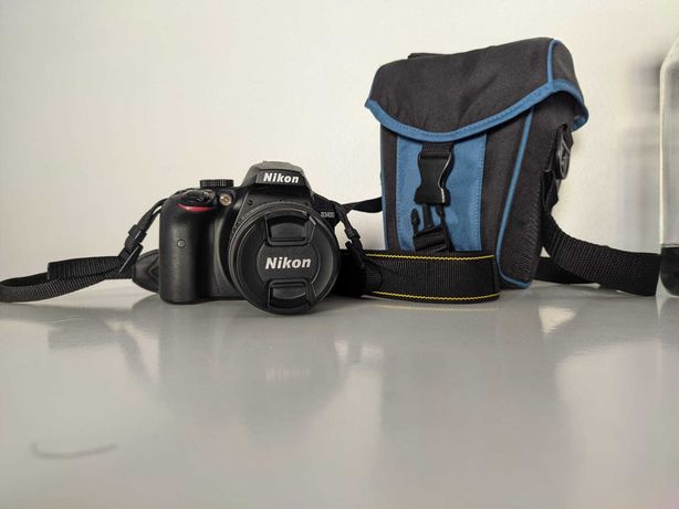 Nikon D3400 c/ Objectiva 18-55 e mala