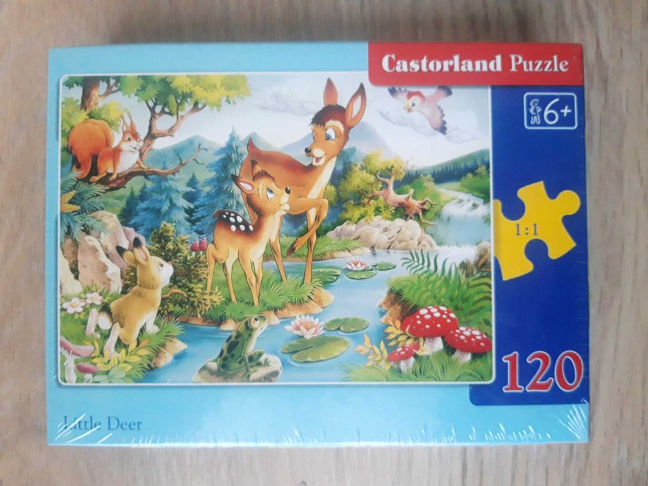 Нові пазли Castorland на 120 елементів "Бембі", 6+