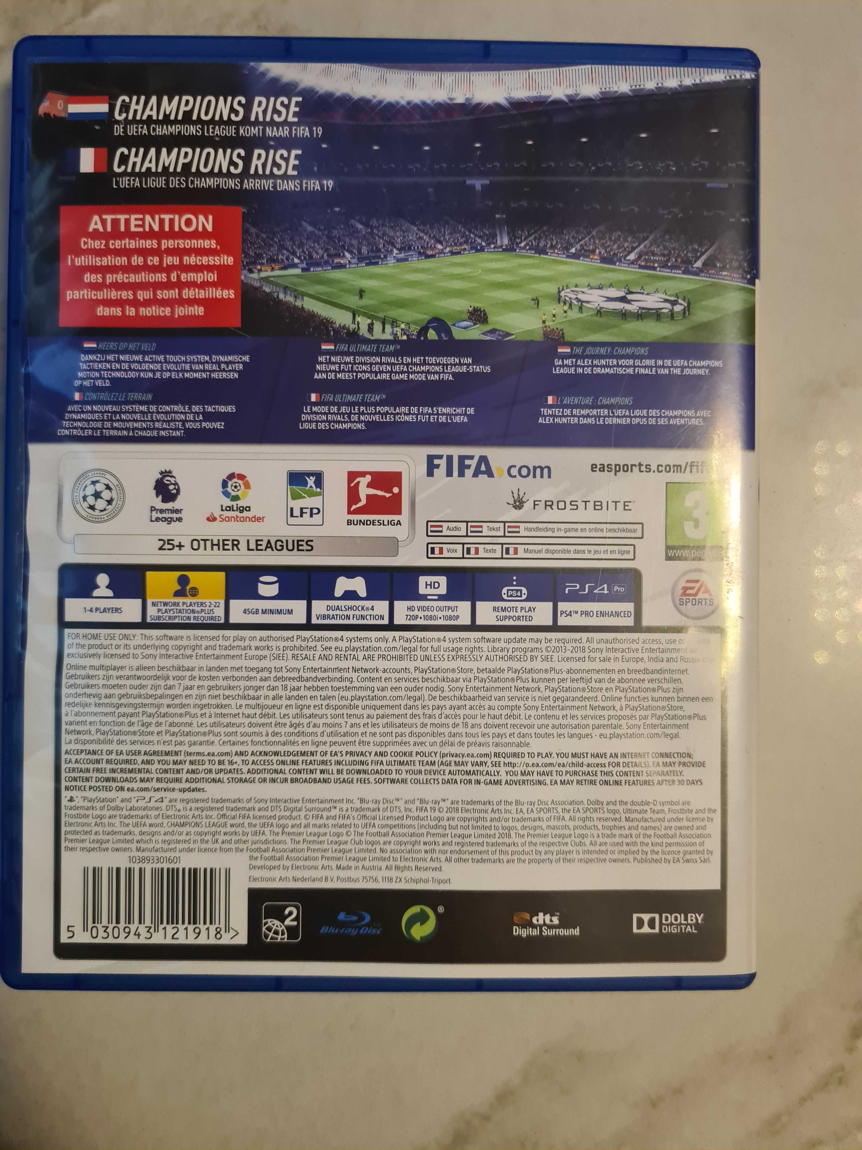 Gra Fifa 19 na PS4