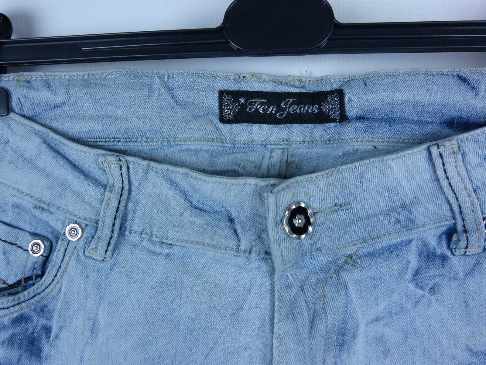 Fen Jeans straight dżinsy dekatyz / 42