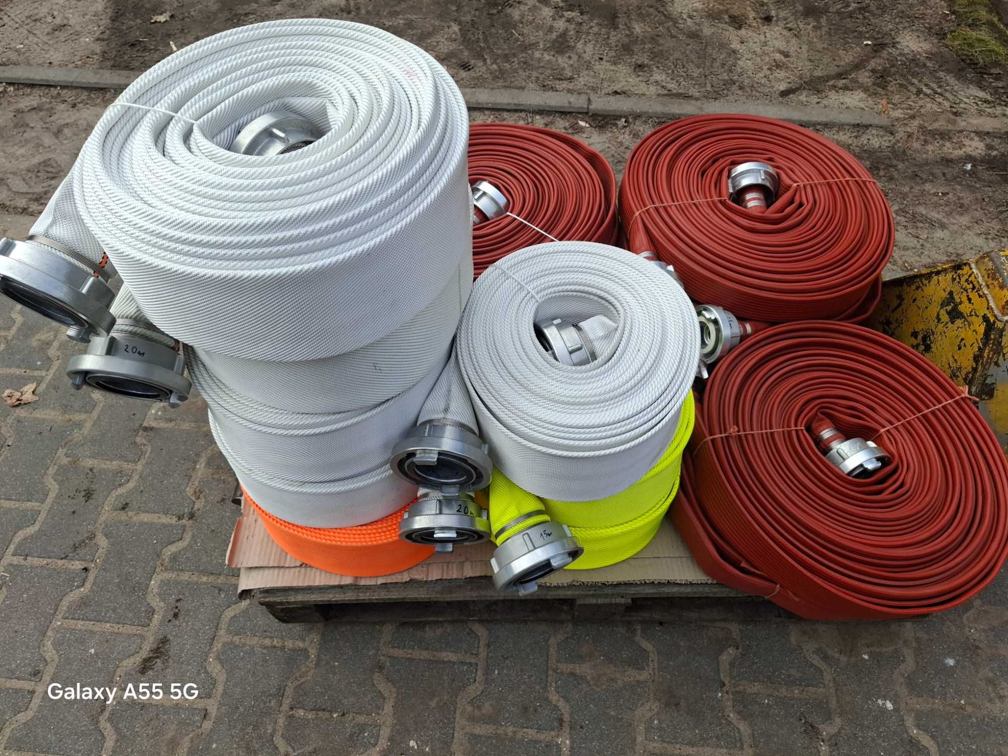 Wąż Strażacki 3" 75 mm Niemieckie Nawadnianie Betonit Płuczka 12 bar