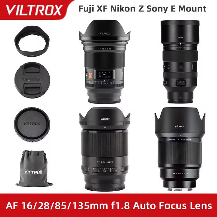 Viltrox 13,16,20,23,24,27,28,33,35,50, 56, 77, 85, 135mm  XF для Fujif