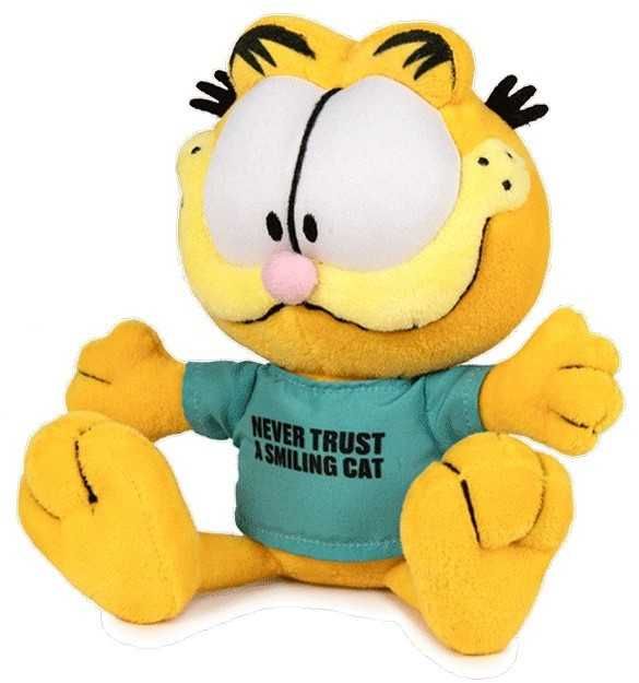 Peluche Garfield Never Trust a Smiling Cat 30cm