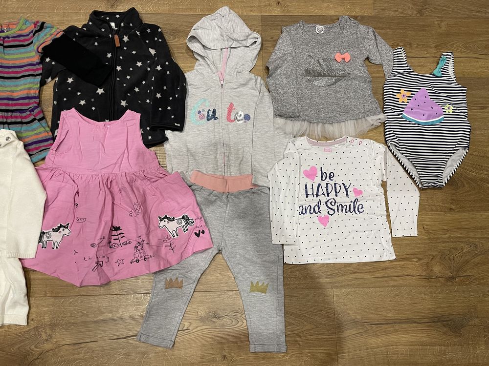 Mega paka ubranek dla dziewczynki rozm. 86 cool club H&M zara