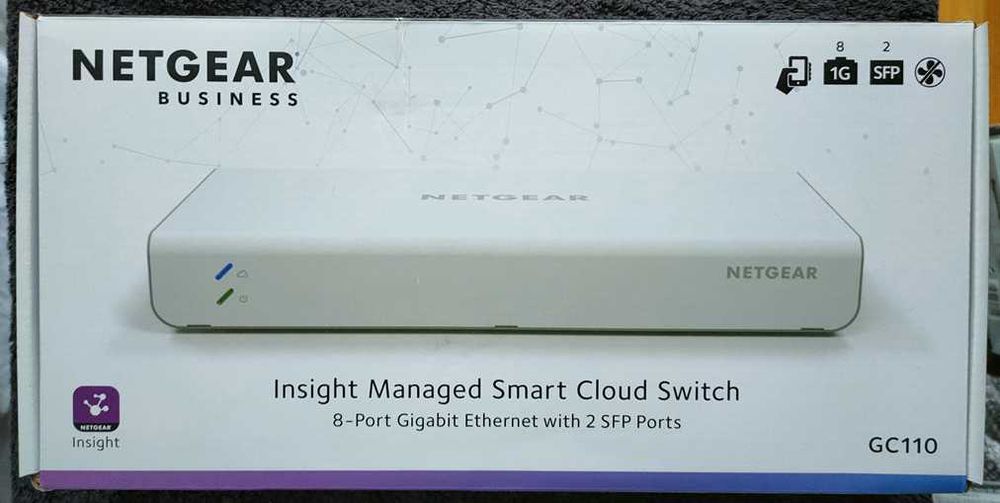 NETGEAR GC110-100PES switch nowy oryginalnie zapakowany