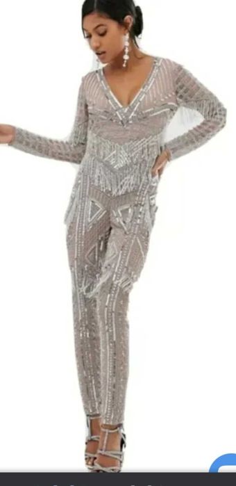 Kombinezon z cekinami