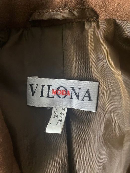 Elegancka wełniana kaszmirowa marynarka żakiet l xl 40 42