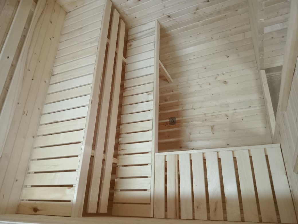 Sauna ogrodowa dostępna
