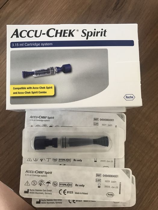 Accu-Chek Spirit pojemniki na insulinę 15 sztuk