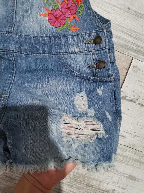 Jeansowe ogrodniczki na 158 cm Denim Co