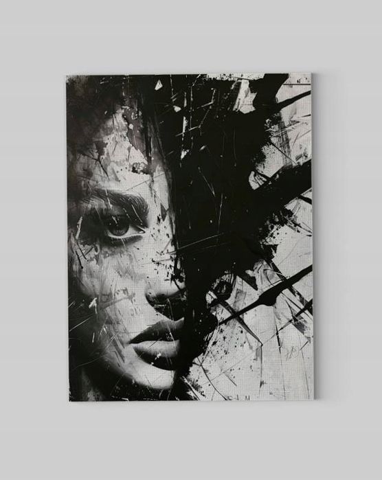 Obraz na płótnie Kobieta sztuka nowoczesna do domu pokoju salonu 45x60