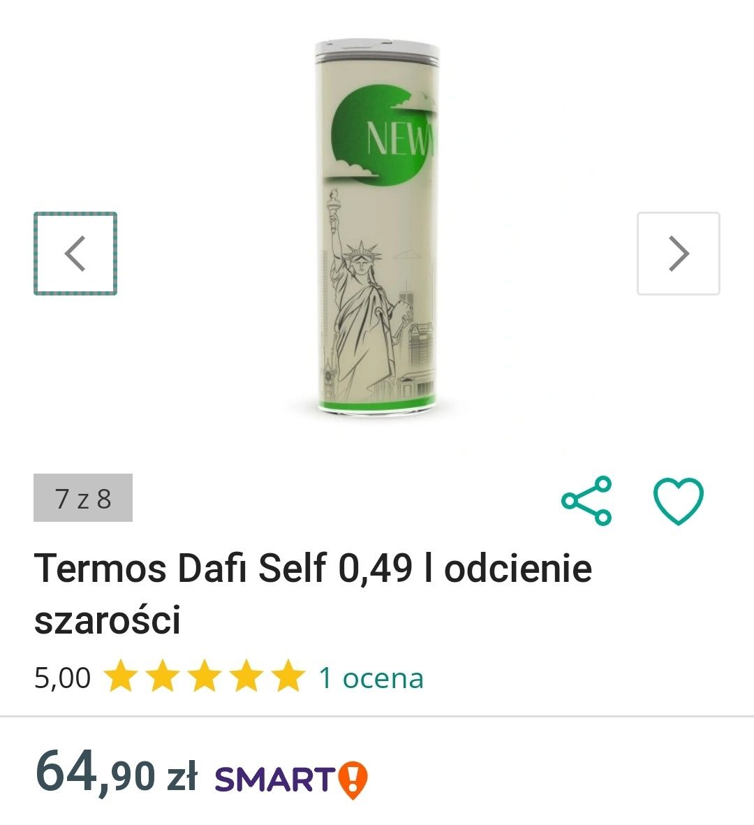 Termos/kubek termiczny Dafi 430 ml NOWY