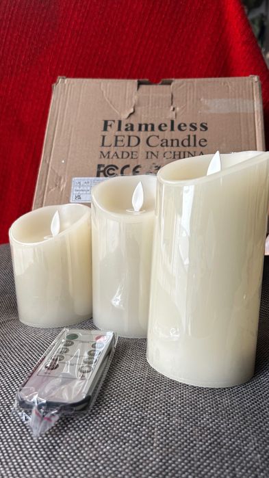 Світлодіодний набір свічок 3 шт