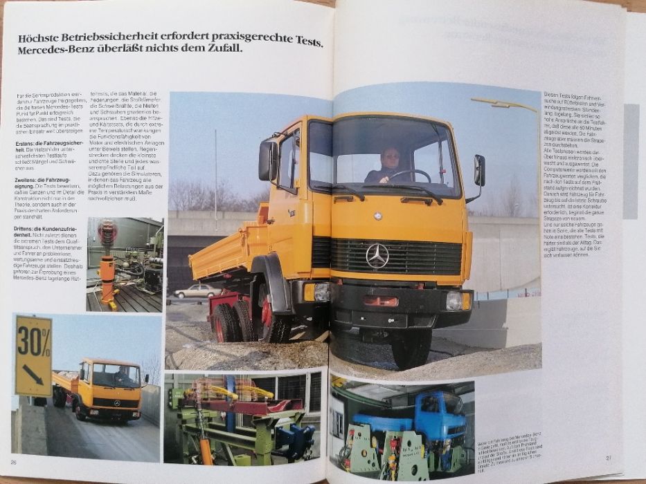 Prospekt Mercedes pozajdy budowlane 6,5-13ton. 66-100KW (90-136)