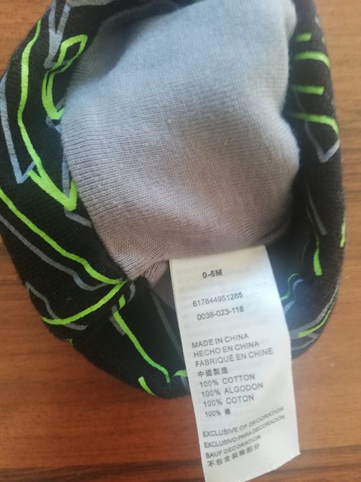 Czapeczka Nike dla noworodka 0-6mcy