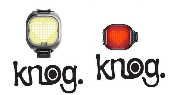 Lampki rowerowe Knog Mini Love Komplet*przód i tył*nowe bez pudełka