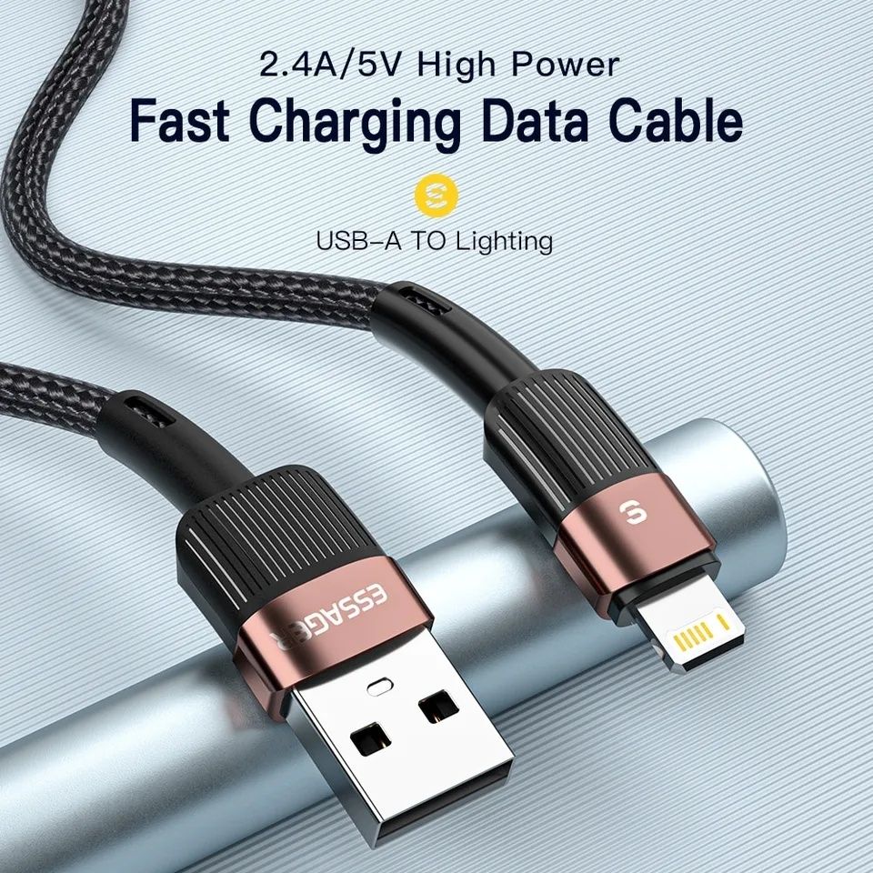Акция! Качественная зарядка на айфон 1 метр iPhone Apple Lightning юсб