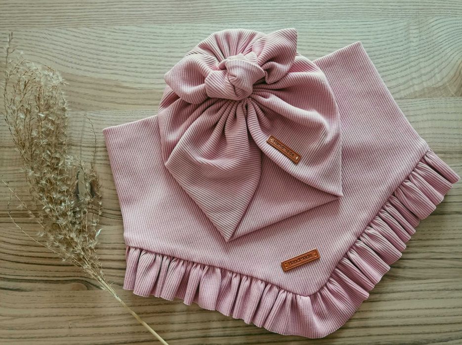 turban i chusta dla dziewczynki, Handmade