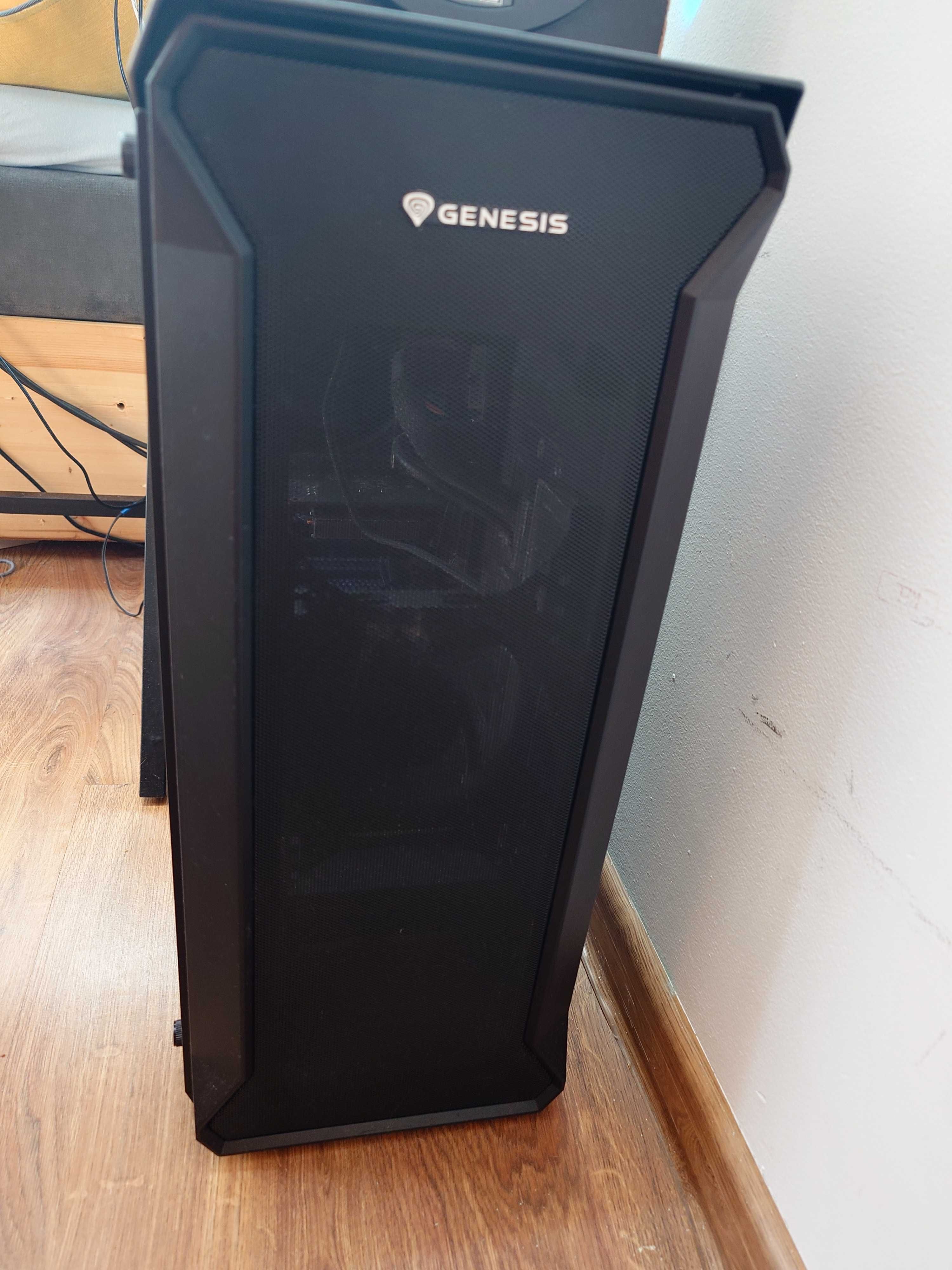 Komputer z monitorem, rx6600 plus i5 11gn