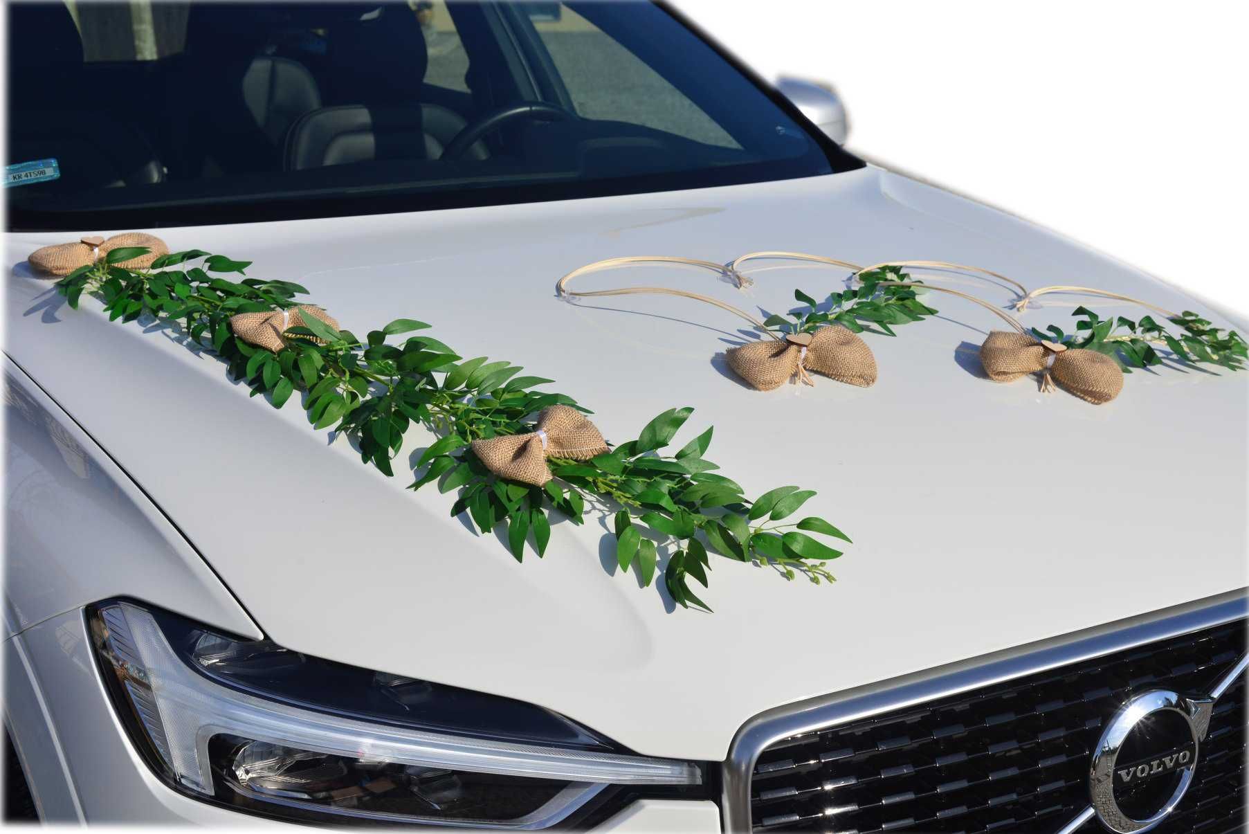 Stroik dekoracja na auto samochód do ślubu KOLORY 330