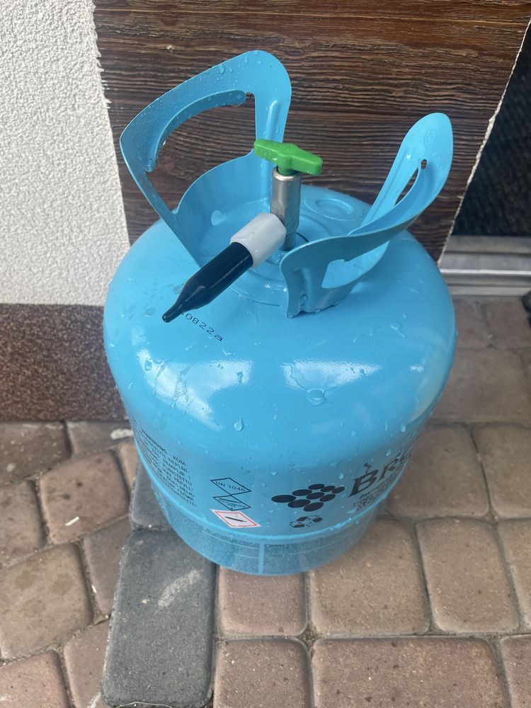 Butla na hel balonowy + końcówka do pompowania balonów
