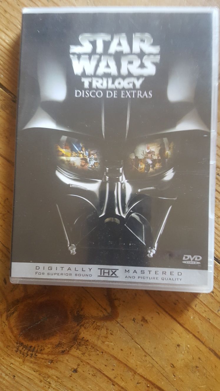 DVD stars wars de extras