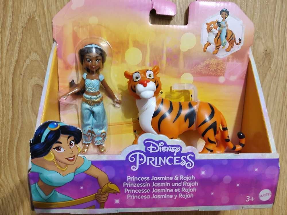 DISNEY PRINCESS Księżniczka Dżasmina i Tygrys Radża HLW82 HLW83