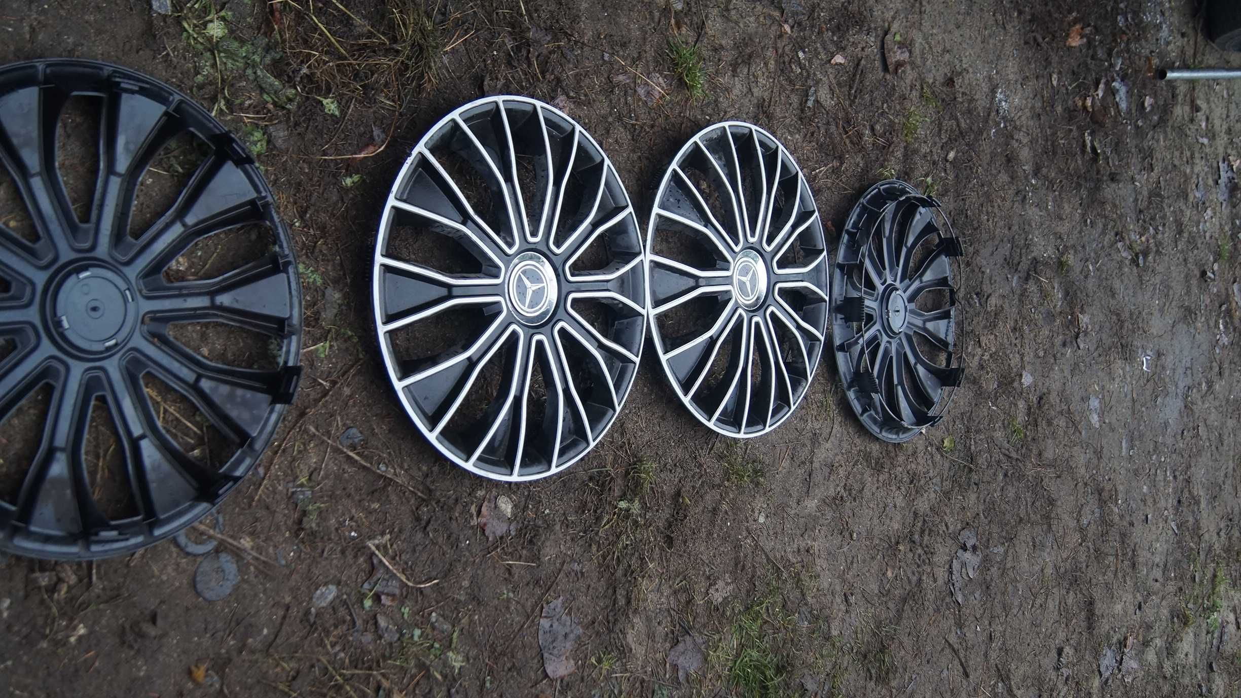 Kołpaki 15 Mercedes nowoczesne w176 w202 w210 w203 nowe 4szt