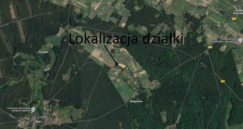 Wyjątkowa działka budowlana w Borach Tucholskich