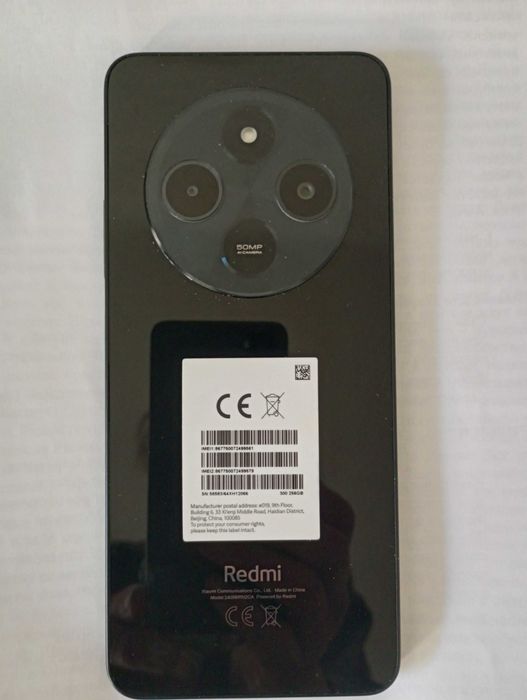 Смартфон Xiaomi Redmi 14C 8/256GB Midnight Black, 14 андроид