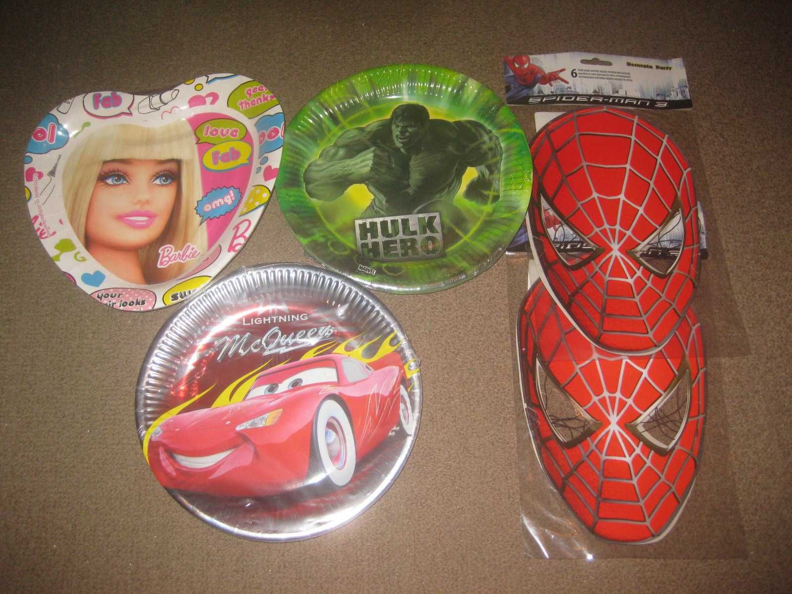 Pratos e Máscaras (Homem Aranha) para Aniversário!