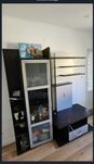 Móveis, estante,-de livros,-bar,-para TV, luz de fundo