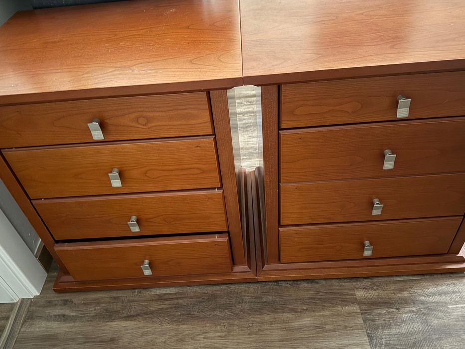 Mesas de cabeceira madeira cerejeira