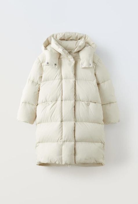 Пуховик Zara пухове пальто куртка