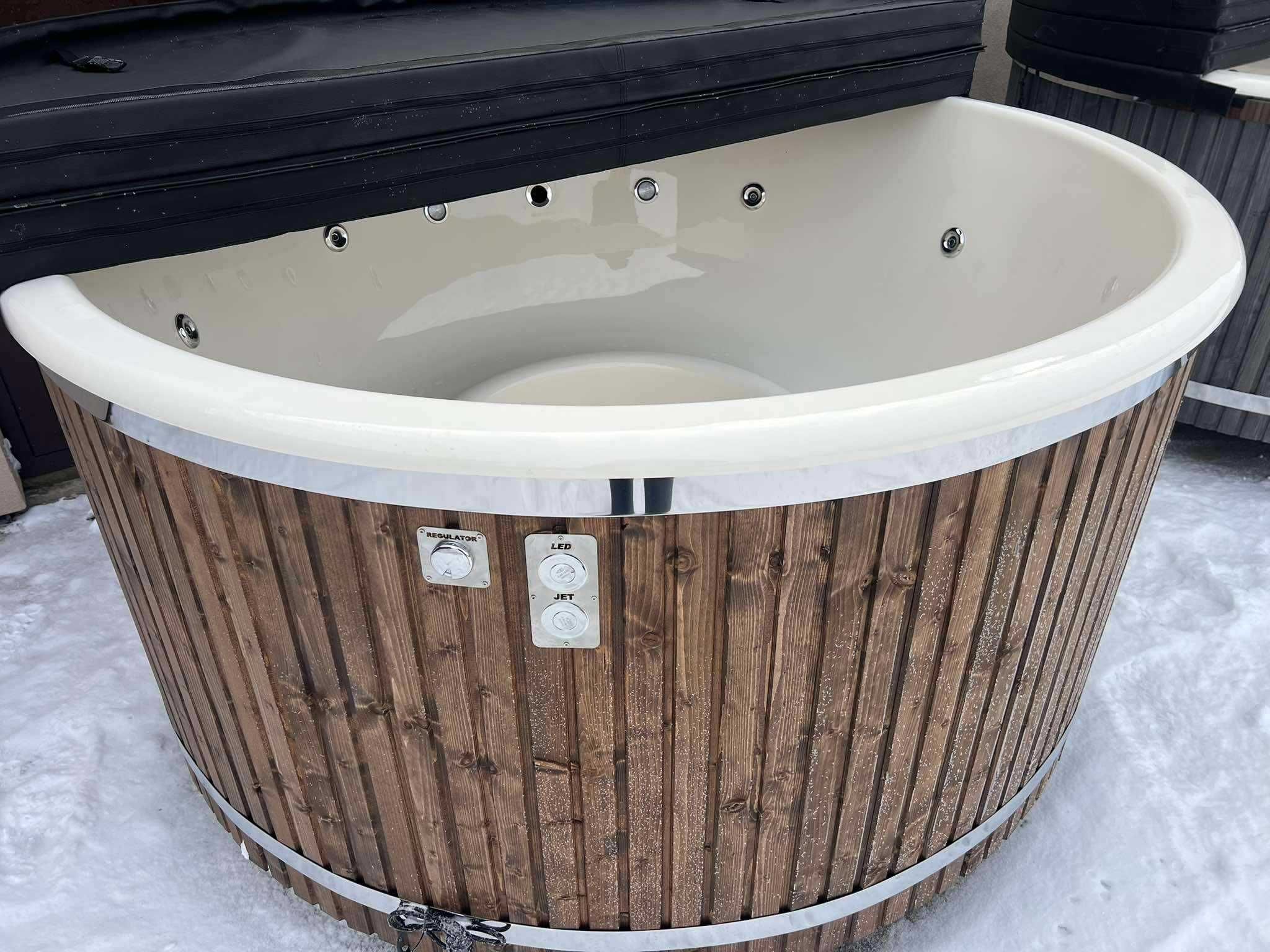 Balia jacuzzi ogrodowe bania sauna relax wanna spa hydrospa