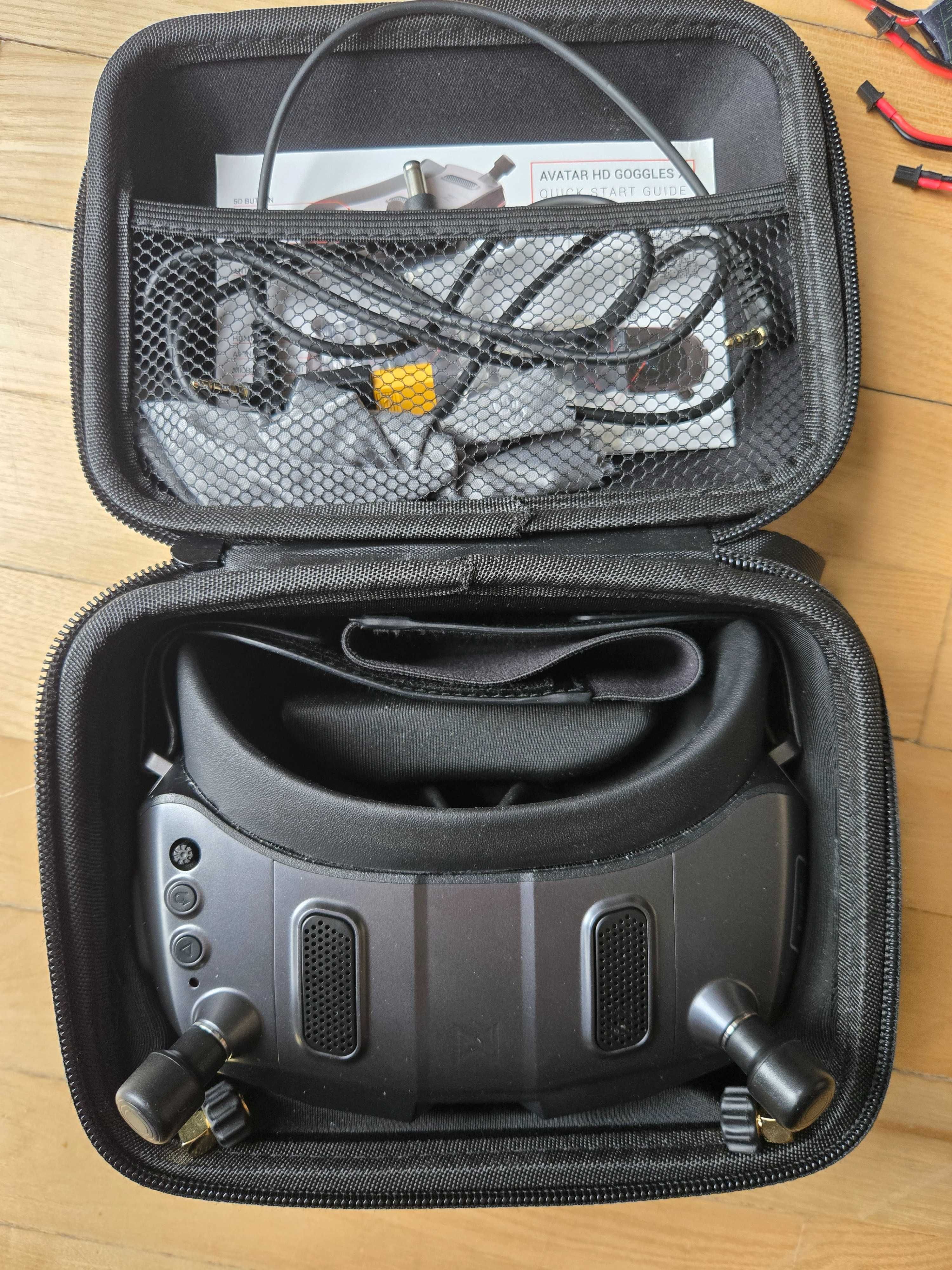 Pełen zestaw FPV 2 drony [Walksnail googles x itp.]
