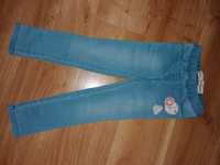 Jegginsy jeans dla dziewczynki