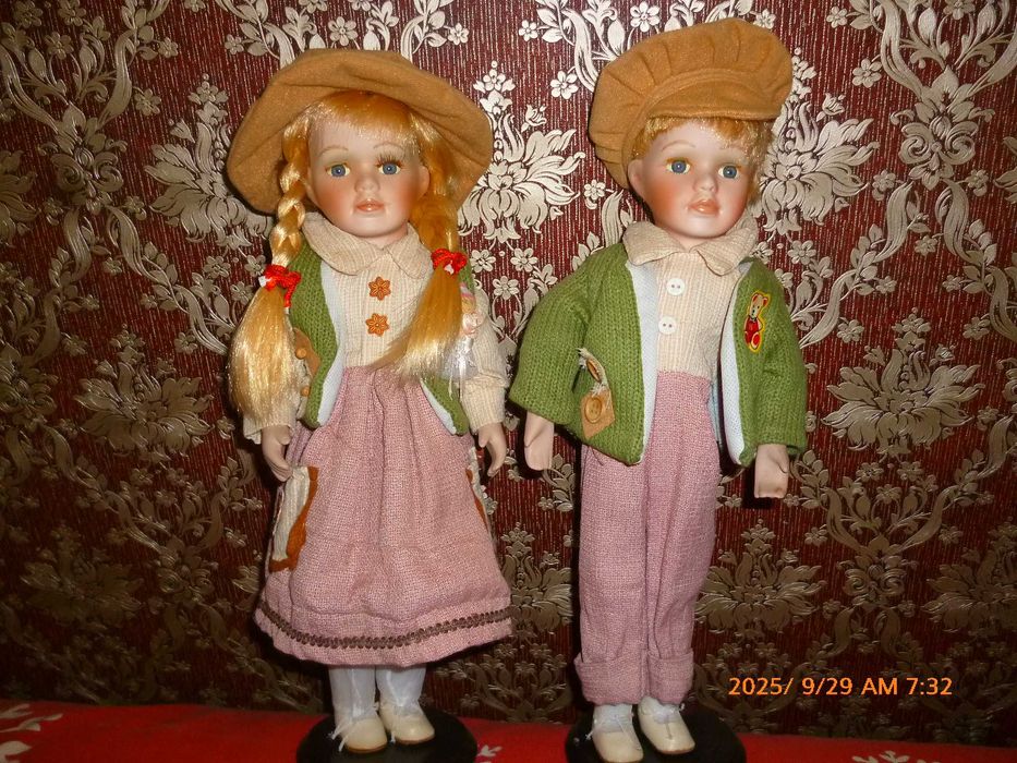 куклы керамические пара