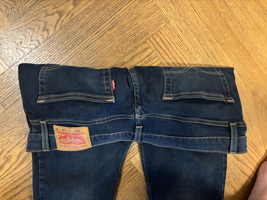 Jeansy Levi’s 512 - prawie nowe