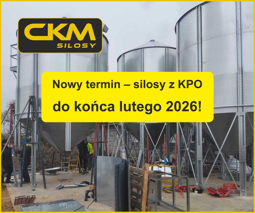 Postaw silos z KPO - 51 ton - Polski - montaż i transport w 2025