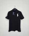 Ralph Lauren - Polo Preto 100% Algodão | Novo