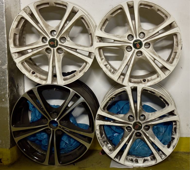 Felgi 18” 5x110 Borbet XL SAAB Opel Fiat bialy mat