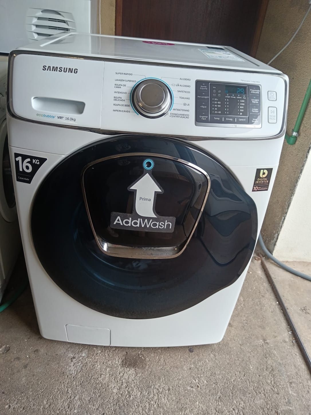 Máquina de lavar 16kg Samsung