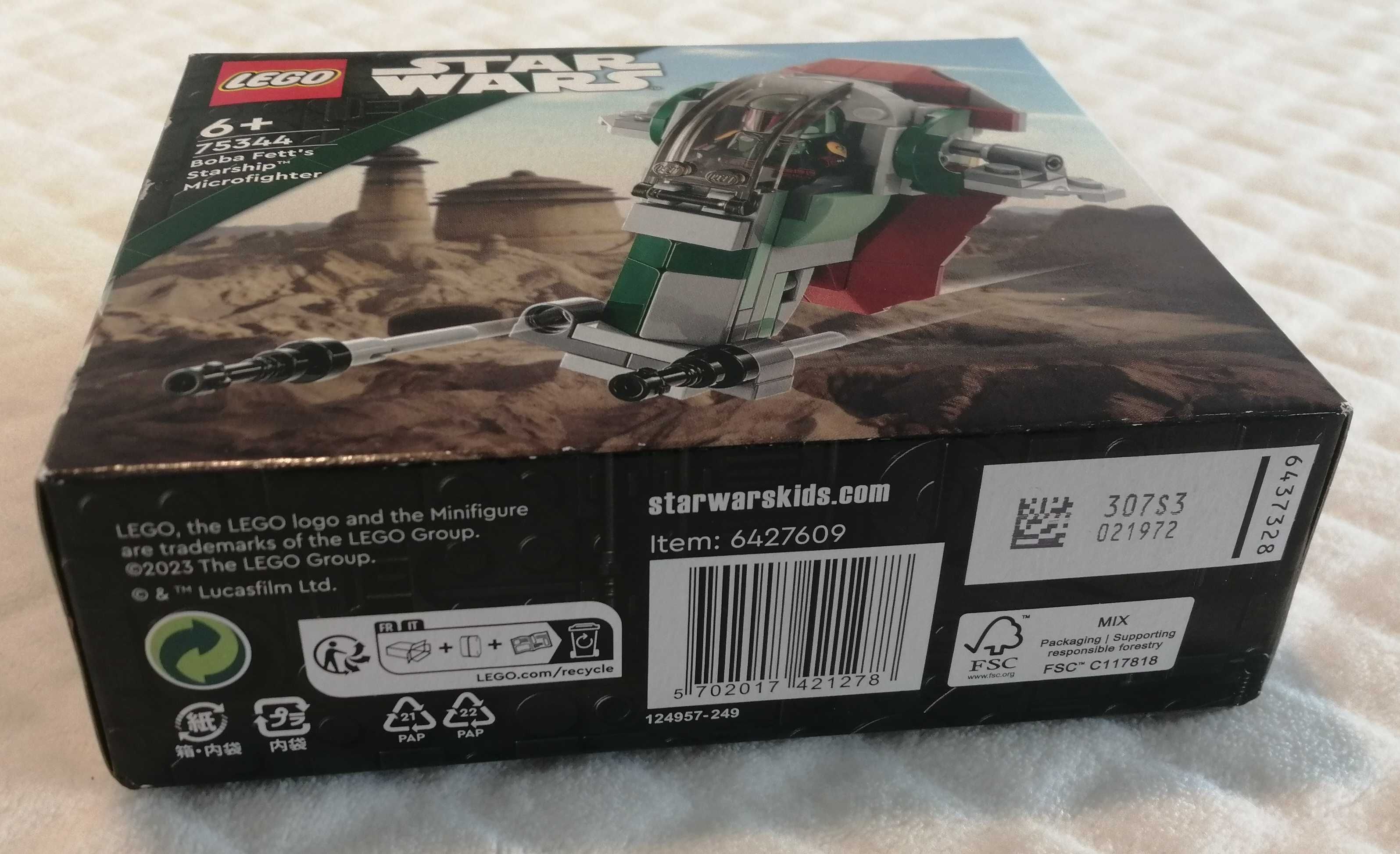 Lego Star Wars 75344 Mikromiśliwiec Boby Fetta