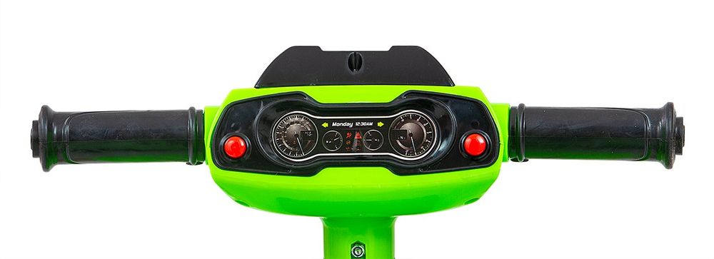 Jeździk dla dzieci Motorek pchacz Monster Green