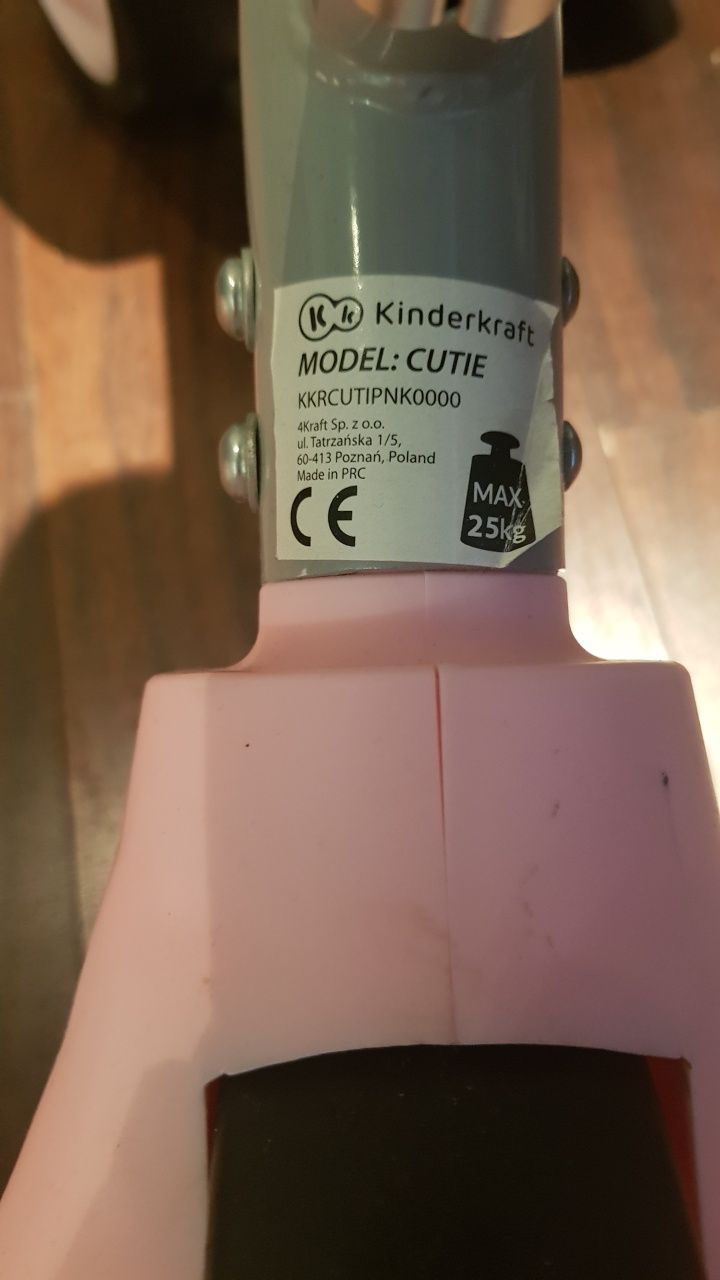 Mini rower KINDERKRAFT CUTIE do 25kg