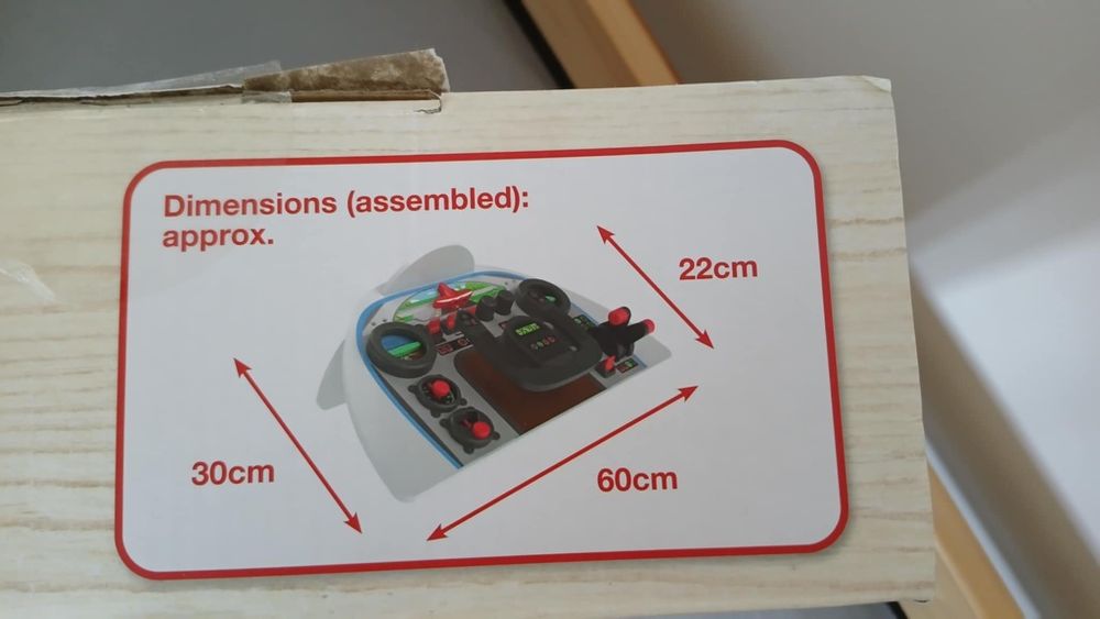 Drewniany kokpit pilota zabawka samolot