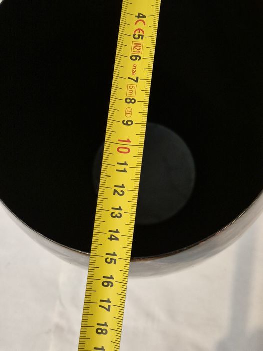 Wazon metalowy z motywem leśnym r.M