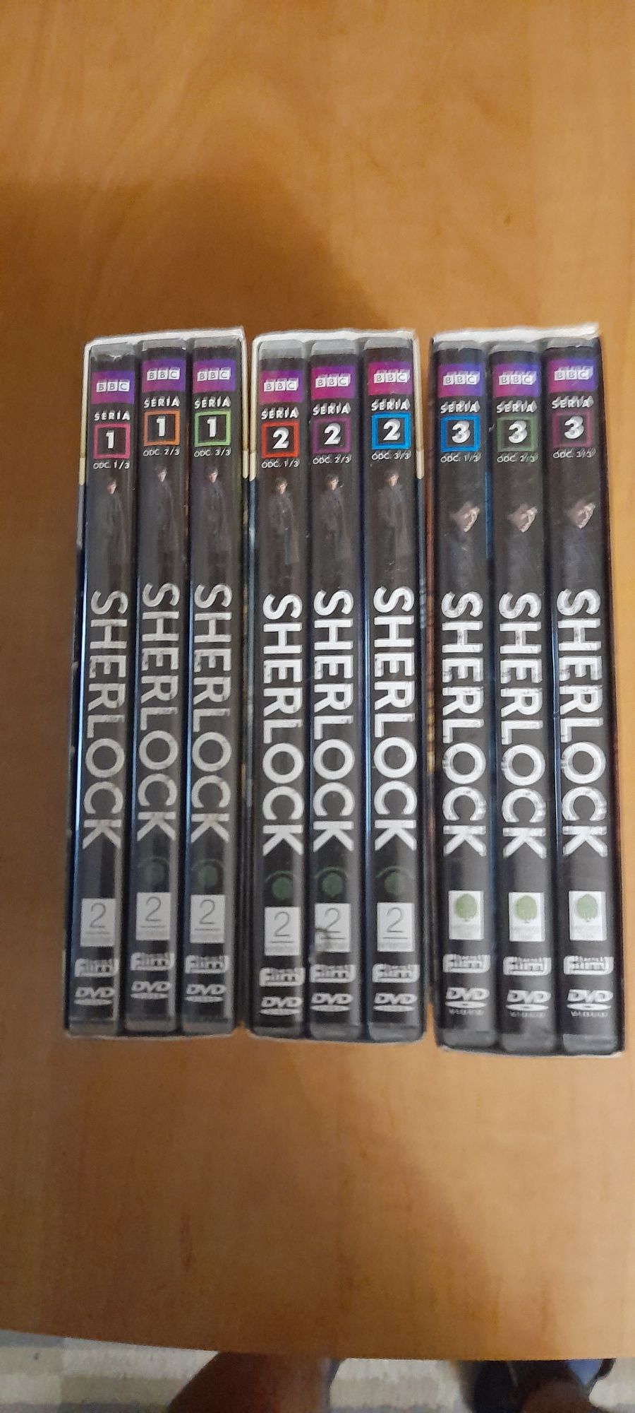 Płyty DVD serial Sherlock 1-3 sezon