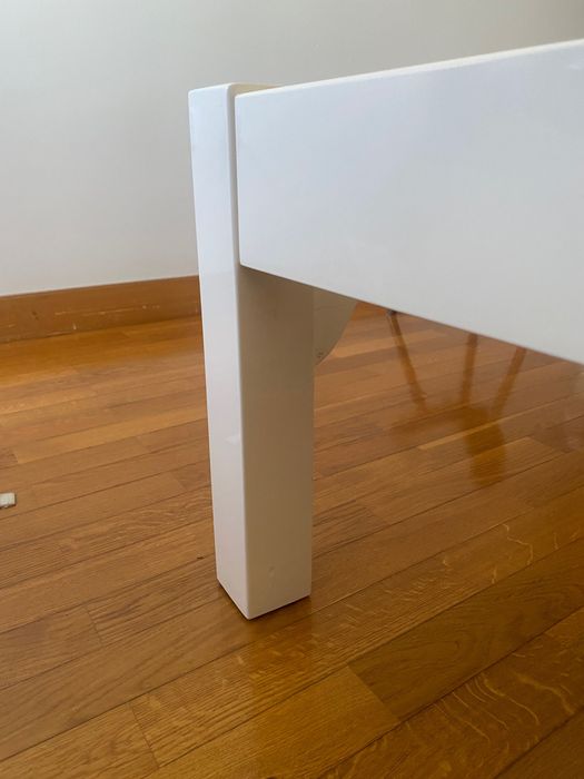Cama branco lacado